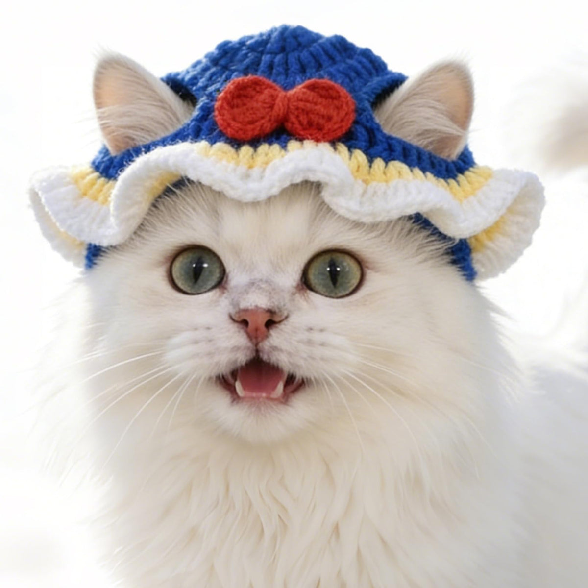 Cute Cat Hats Costume Suitable for 5 to16 lbs - Rabbit Kitten Hat Head Circumference 11" or Less Cat Hats for Cats only Pet Photography Outfits