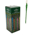 Kurt Adler 5.25-Inch Glass Multicolored Icicle Ornament 12 Piece Box Set