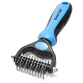 Maxpower Planet Original Pet Grooming Rake - Double-Sided Deshedding Dematting Tool, Undercoat Rake for Dogs & Cats, Extra-Wide Dog Grooming Brush & Deshedder Comb for Long Hair, Reduces Shedding 95%