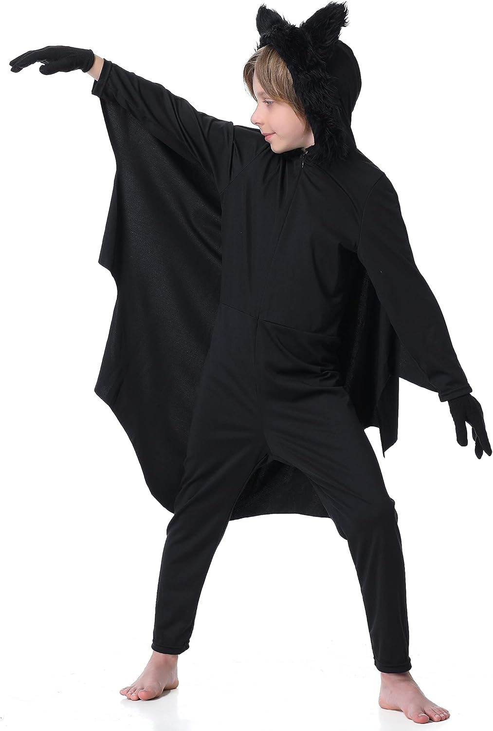 Seawhisper Bat Costume Kids Toddler Boys Girls Halloween Jumpsuit 2T-14