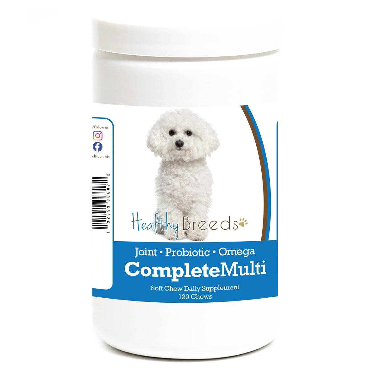 Healthy Breeds French Bulldog All in One Multivitamin Soft Chew 120 Count