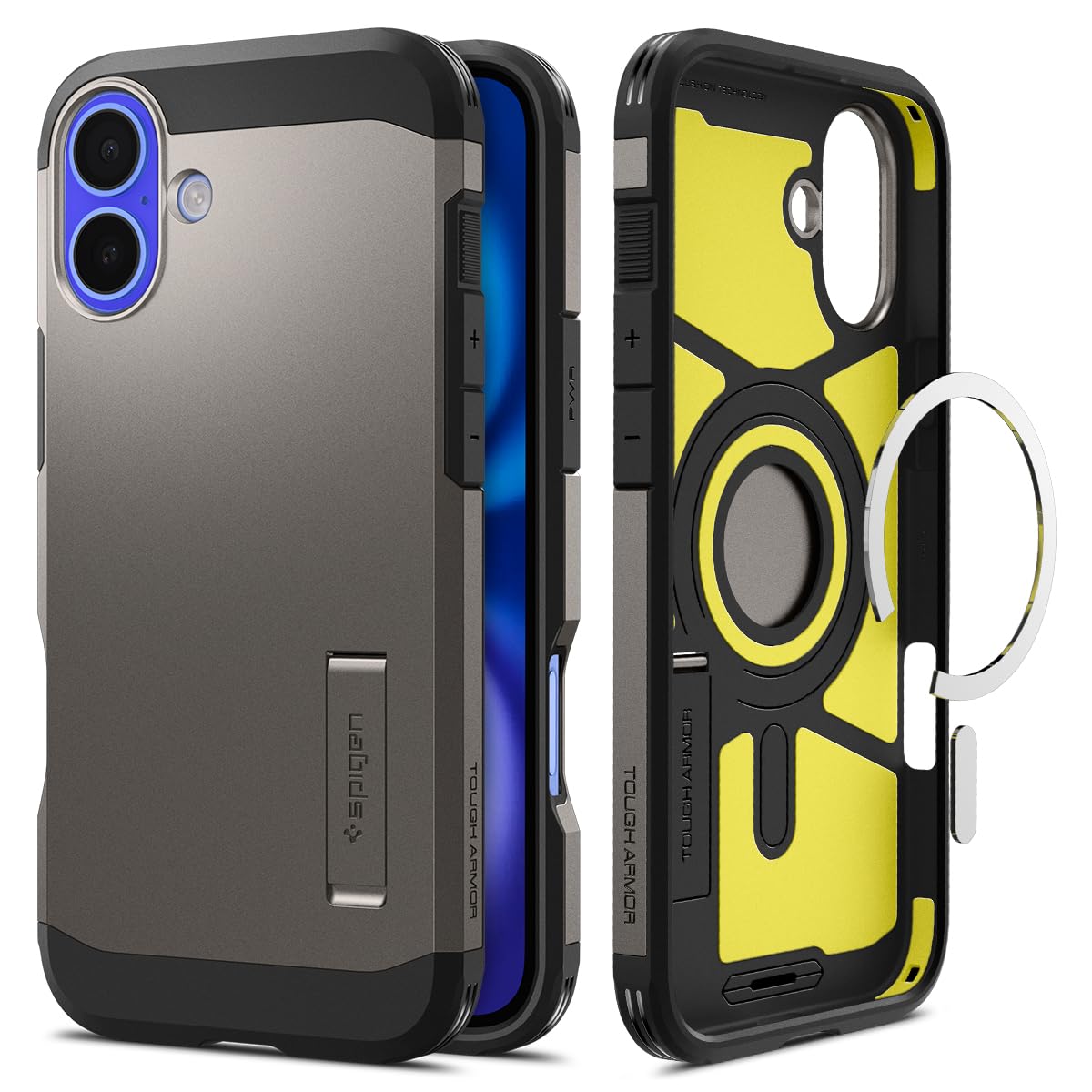 Spigen Tough Armor T MagFit for iPhone 17 Pro / 18 Pro Case, Black