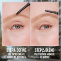 Maybelline Express Brow Ultra Slim Eyebrow Makeup, Brow Pencil with Precision Tip and Spoolie for Defined Eyebrows, Black Brown, 1 Count (Packaging May Vary)