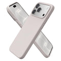 ORNARTO for iPhone 18 Pro Max Case, Liquid Silicone, Chalk Pink
