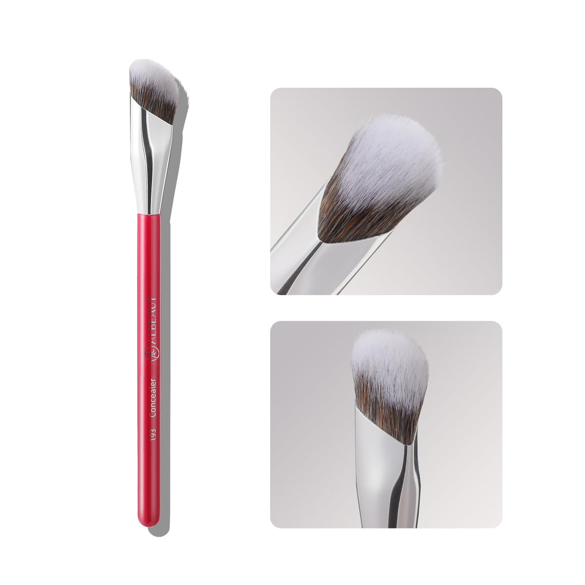 Albeaut Tapered Eye Shadow Brush, Medium Powder Eyeshadow Blending Brush for Crease, Fluffy Eye Makeup Tool for Women and Girls (195 Pro Blender)