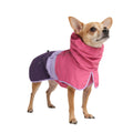 Spark Paws Dog Raincoat, Waterproof Windproof Rain Jacket, for Small Medium Large Extra Large Dogs, Reflective Breathable Full-Body Coverage Dry Suit - Neon White Navy Blue, 2XL