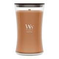 WoodWick Fireside Holiday Candle Gifts for Women and Men, 9.7 oz Medium Hourglass Candle with Crackling Wick