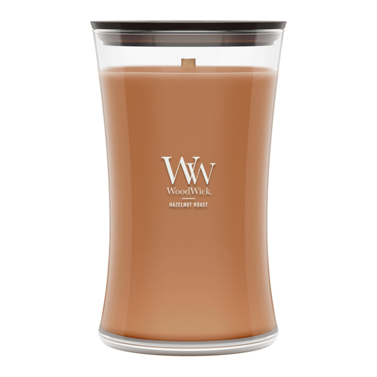 WoodWick Fireside Holiday Candle Gifts for Women and Men, 9.7 oz Medium Hourglass Candle with Crackling Wick