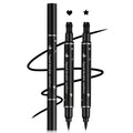 5PCS Double-headed Liquid Winged Black Eyeliner Stamp Pen Set | Eye Liner Pencil Long-lasting Waterproof, Stamp Eyeliner Set for Eye Makeup - Star, Heart, Flower, Butterfly, Triangle