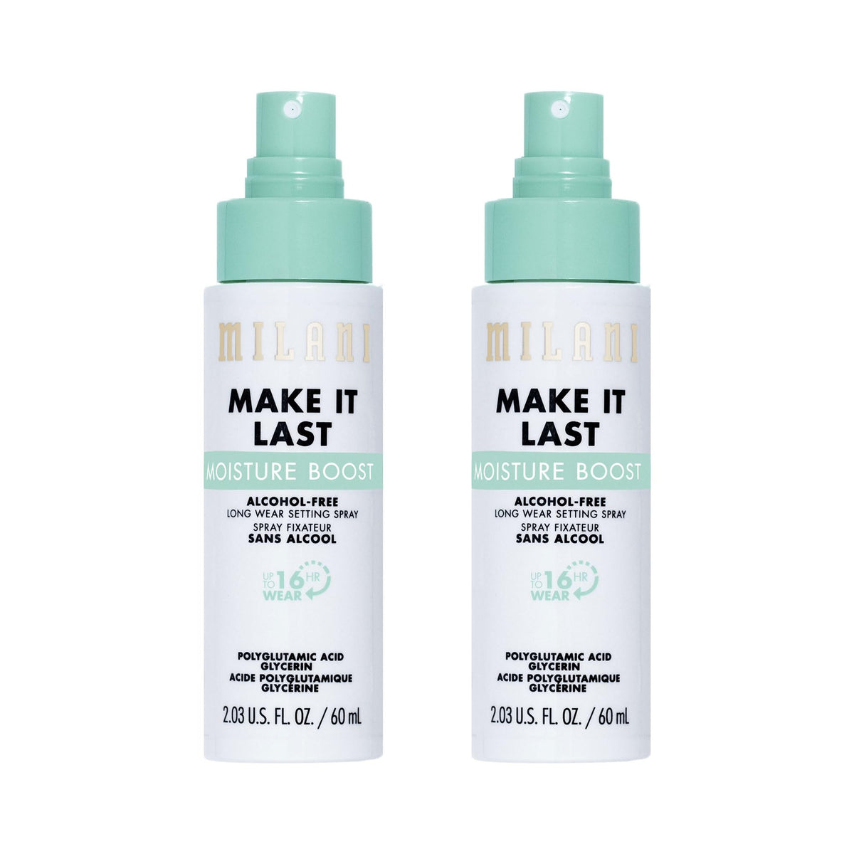 Milani Setting Spray + Primer, Make It Last Dewy - Dewy Finish Moisturizing Formula for Glow on the Go, Setting Spray for Makeup and Face Primer, Prime + Set + Hydrate, 2.03 Fl. Oz