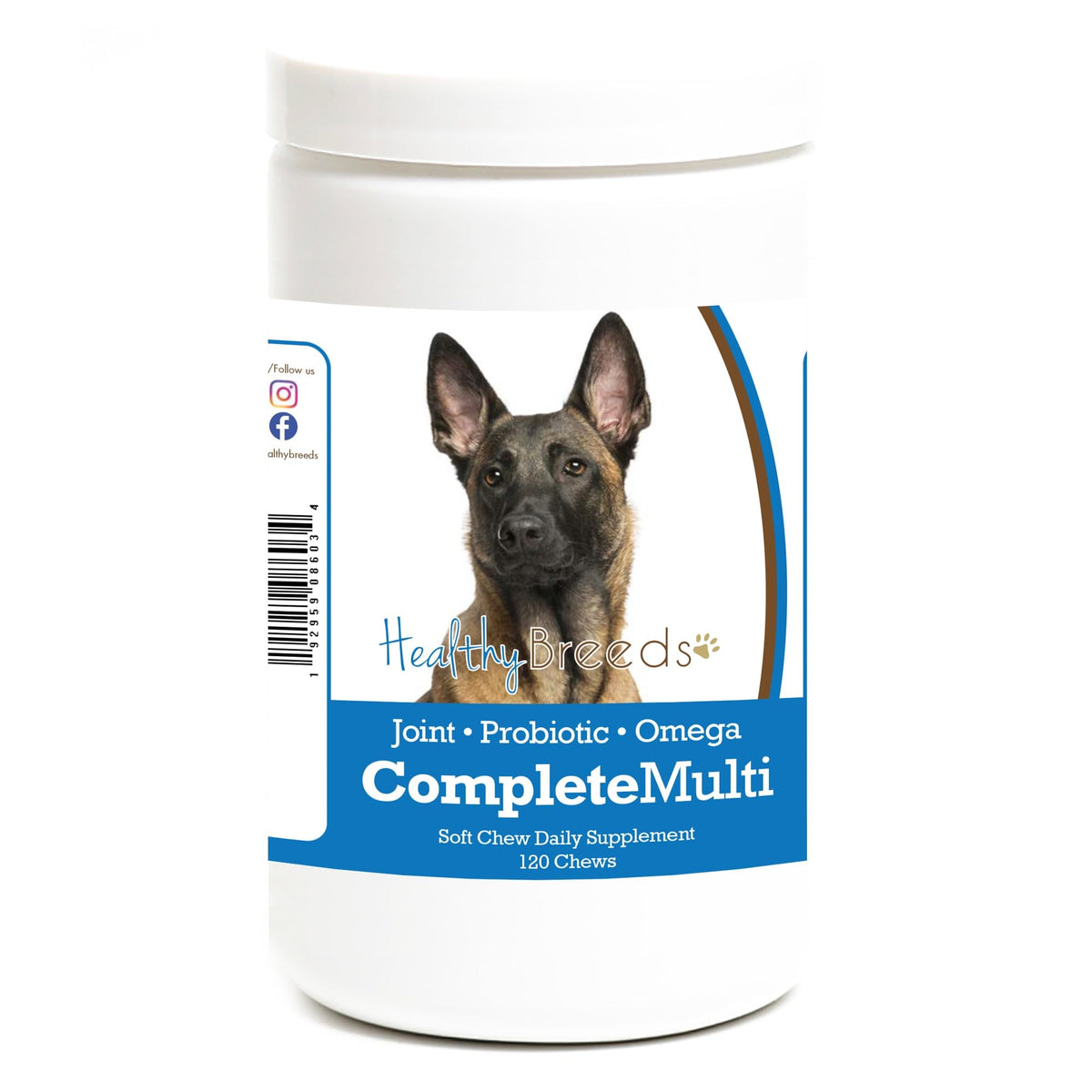 Healthy Breeds French Bulldog All in One Multivitamin Soft Chew 120 Count