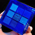 Go Ho 9 Colors Blue Eyeshadow Palette,Glitter Powder Makeup Palette