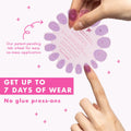 Olive & June Super Stick Press-On Nails, Gelato Pink, Short, Round | No glue needed; 32 non-toxic tab nails in 16 sizes, easy on-off, non-damaging, 7-day wear; salon-quality mani at home