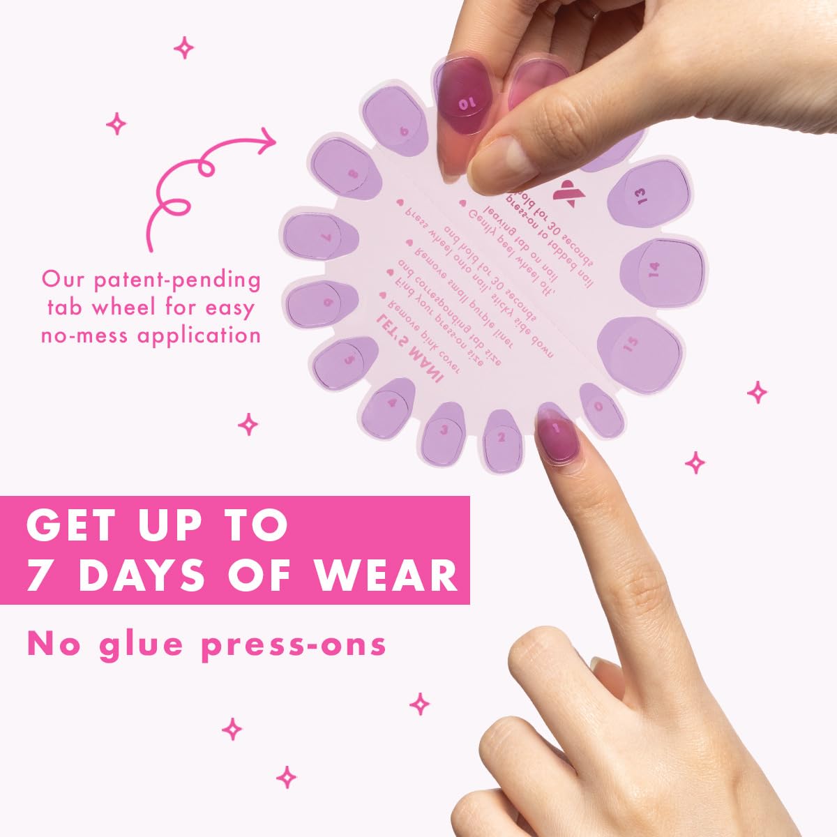 Olive & June Super Stick Press-On Nails, Lollipop Cherry Red, Short, Round | No glue needed; 32 non-toxic tab nails in 16 sizes, easy on-off, non-damaging, 7-day wear; salon-quality mani at home