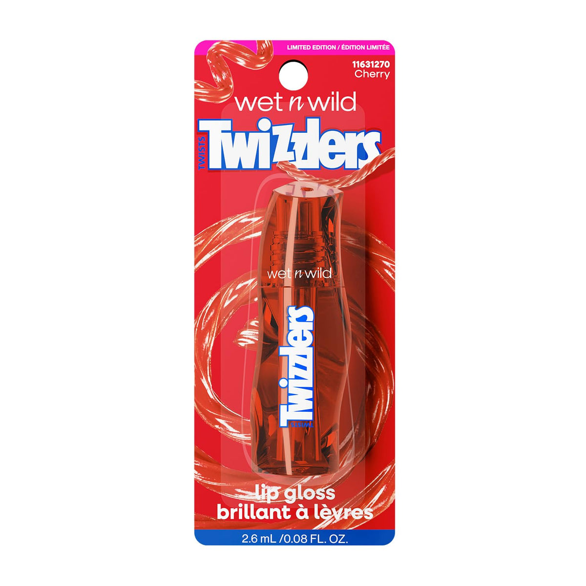 Twizzlers Lip Gloss - Cherry - Hershey's Trick-or-Treat Halloween Candy