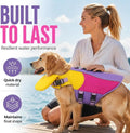 Dog Life Jacket with Chin Float, 2026 New Front Float Dog Life Jacket with Chin Support for Pool Boating, Dog Life Jackets with Head Support for French Bulldog (A, X-Small)