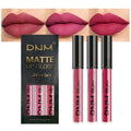 evpct 3Pcs Dark Red Purple Plum Matte Liquid Lipstick Sets for Women Matte Lip Stain Long Lasting Waterproof, Burgundy Blood Blue Red lipstick, Black Cherry Maroon Gothic 24 Hours Magic Lipsticks