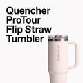 STANLEY Quencher ProTour Flip Straw Tumbler with Leakproof Lid 40 oz | Built-In Straw and Handle | Cup Holder Compatible for Travel | Insulated Stainless Steel Cup | BPA-Free | Black
