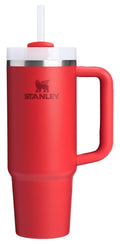 STANLEY Quencher H2.0 Tumbler with Handle and Straw 40 oz Flowstate 3-Position Lid Cup Holder Compatible for Travel Insulated Stainless Steel Cup BPA-Free Rose Quartz 2.0