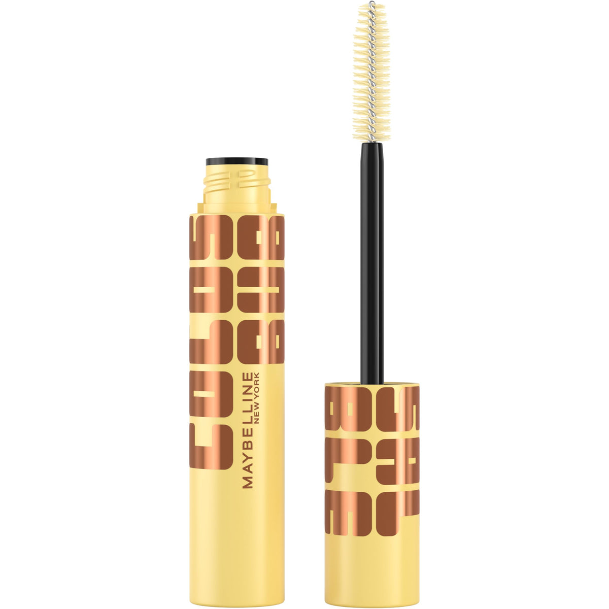 Maybelline The Colossal Bubble Washable Mascara, Buildable Mascara Volume and Length Formula for Bold, Separated Lashes, Blackest Black, 1 Count