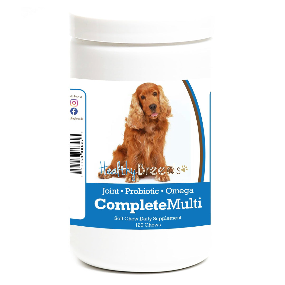 Healthy Breeds French Bulldog All in One Multivitamin Soft Chew 120 Count