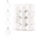 Diahom Christmas Ball 24ct 1.57 Inches Gold Mini Xmas Hanging Ornaments