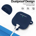 for AirPods 4/5 Case Cover with Cleaner kit, Midnight Blue