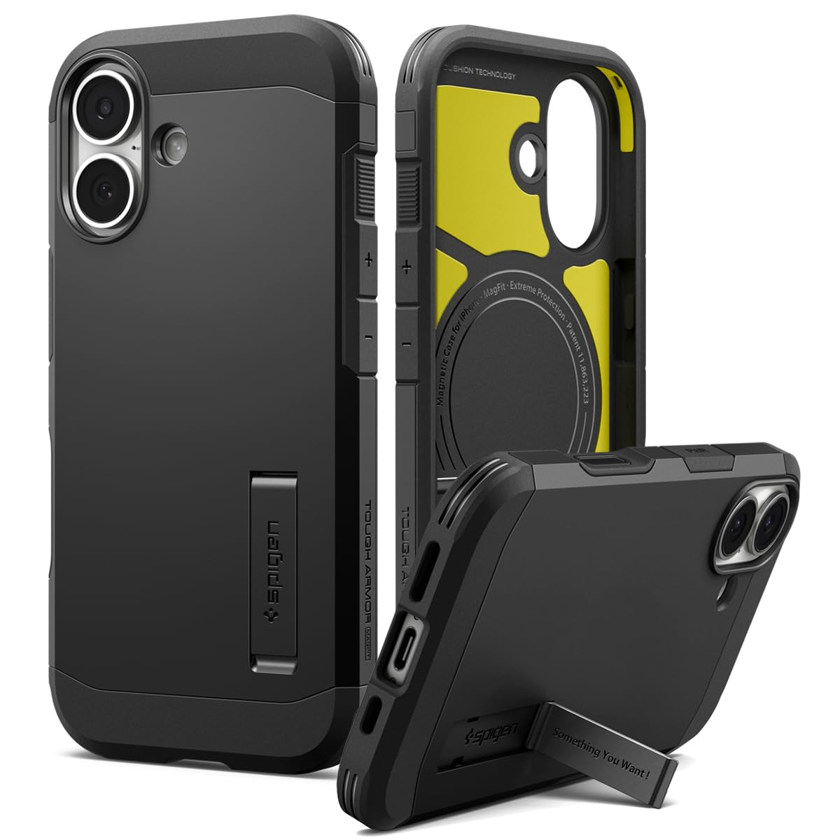 Spigen Tough Armor T MagFit for iPhone 17 Pro / 18 Pro Case, Black