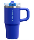 STANLEY Quencher ProTour Flip Straw Tumbler with Leakproof Lid 40 oz | Built-In Straw and Handle | Cup Holder Compatible for Travel | Insulated Stainless Steel Cup | BPA-Free | Black