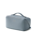 EACHY Travel Makeup Bag, Large Capacity Cosmetic Bag for Women, Waterproof PU Leather, Flat Open Portable Toiletry Bag for Skincare, Brushes & Travel Essentials