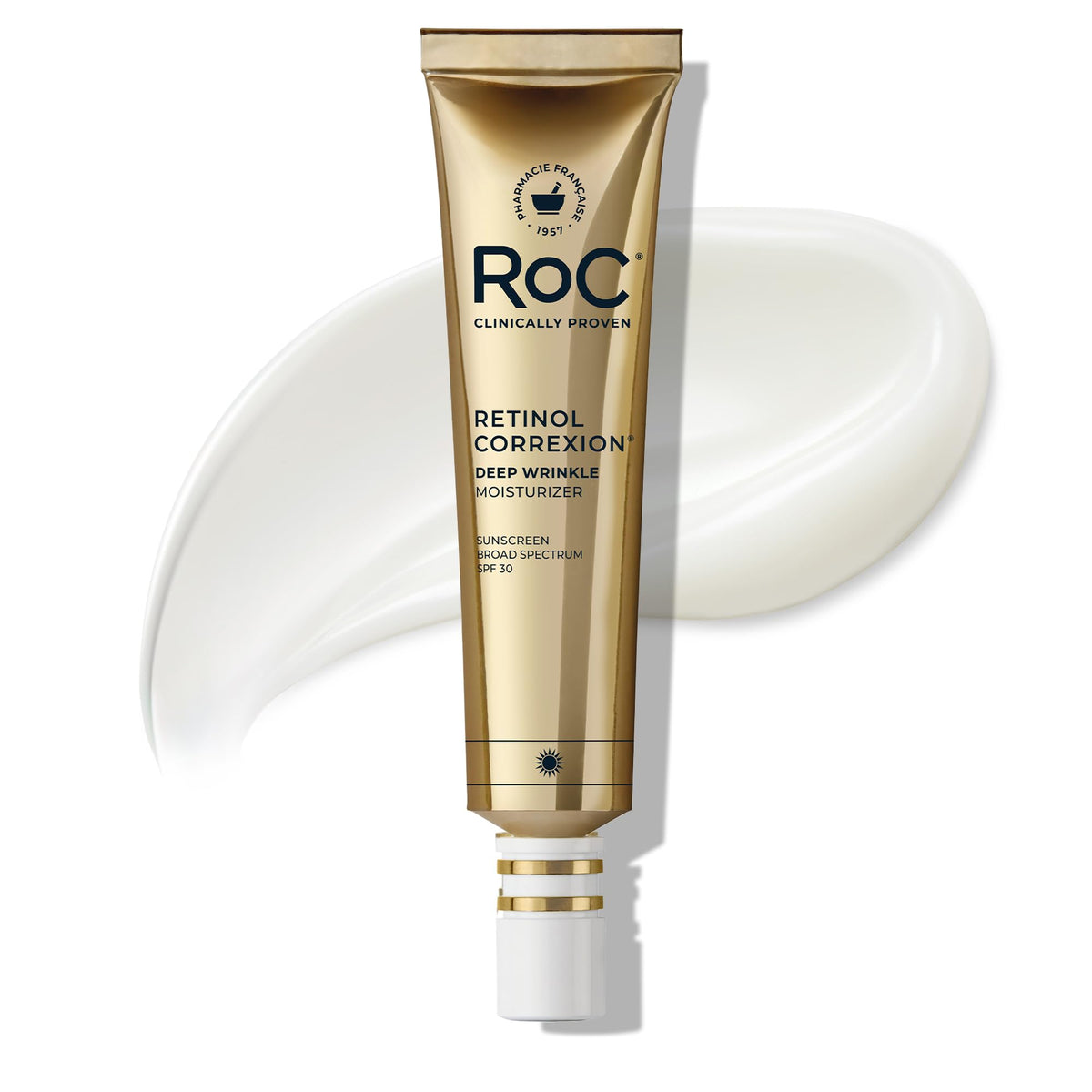 RoC Retinol Correxion Night Cream for Deep Wrinkles, Anti Aging Skincare Treatment Women and Men, 1.0 oz (Packaging May Vary)