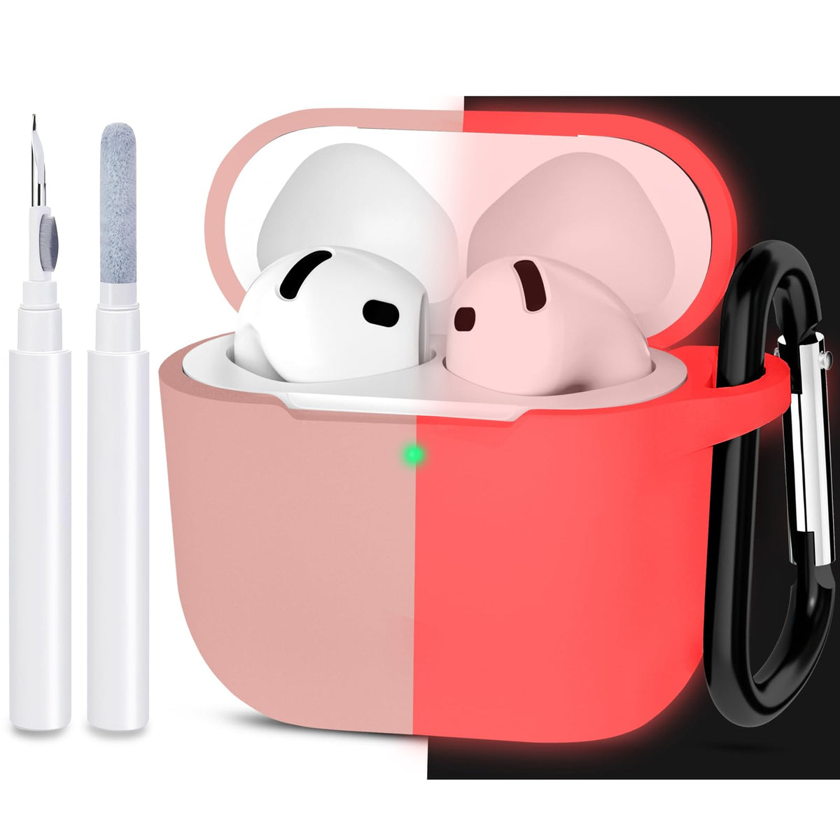 for AirPods 4/5 Case Cover with Cleaner kit, Midnight Blue