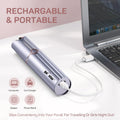 gurelax Facial Hair Removal for Women, Painless Face Shaver with 2 Heads