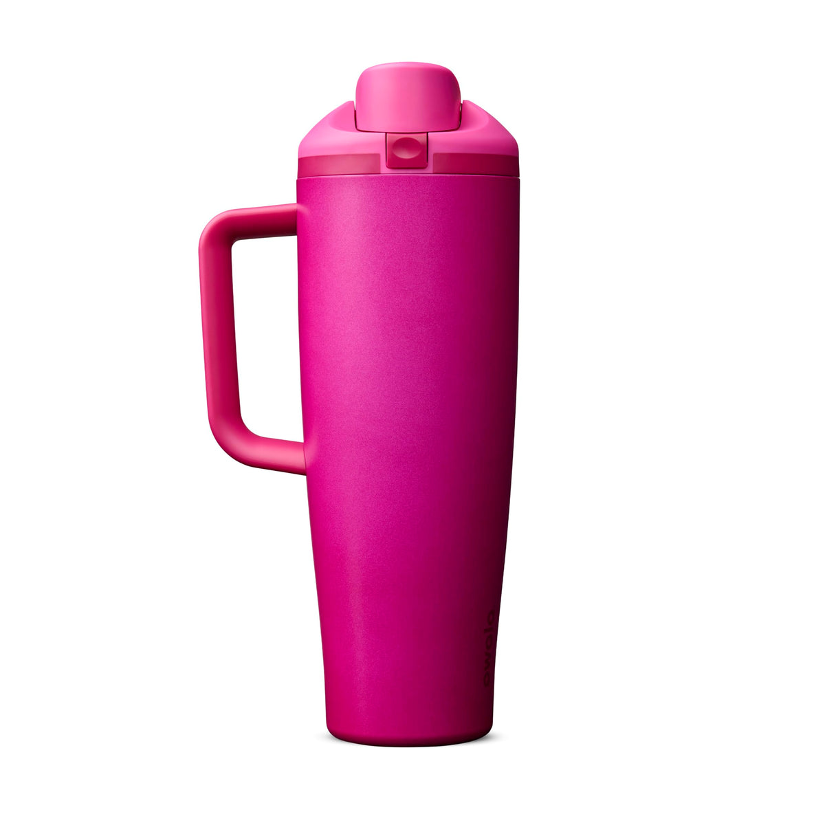 Owala FreeSip Tumbler Insulated Stainless Steel Water Bottle with Built-in Straw and Side Handle, For Travel, Work, School, and Sports, 40oz, BPA Free, Leak Proof, Strawberry Fields