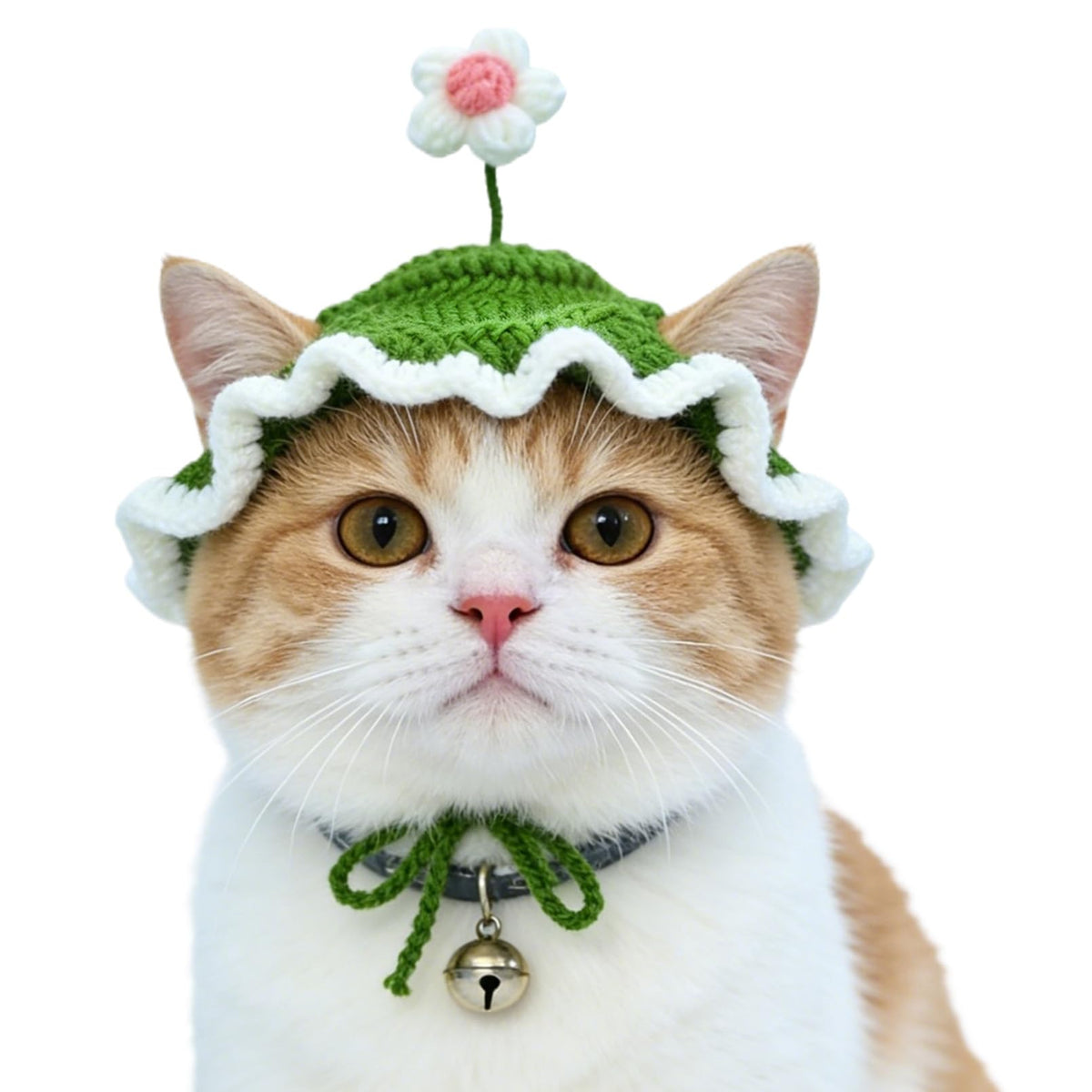Cute Cat Hats Costume Suitable for 5 to16 lbs - Rabbit Kitten Hat Head Circumference 11" or Less Cat Hats for Cats only Pet Photography Outfits