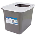 Petmate TOP ENTRY LITTER PAN LINERS Dark Grey 8 Count (Pack of 1)