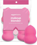 Amazon Basics Large Makeup Blender Sponges, Reusable, for Full or Sheer Coverage, 4-Pack (Previously Solimo)