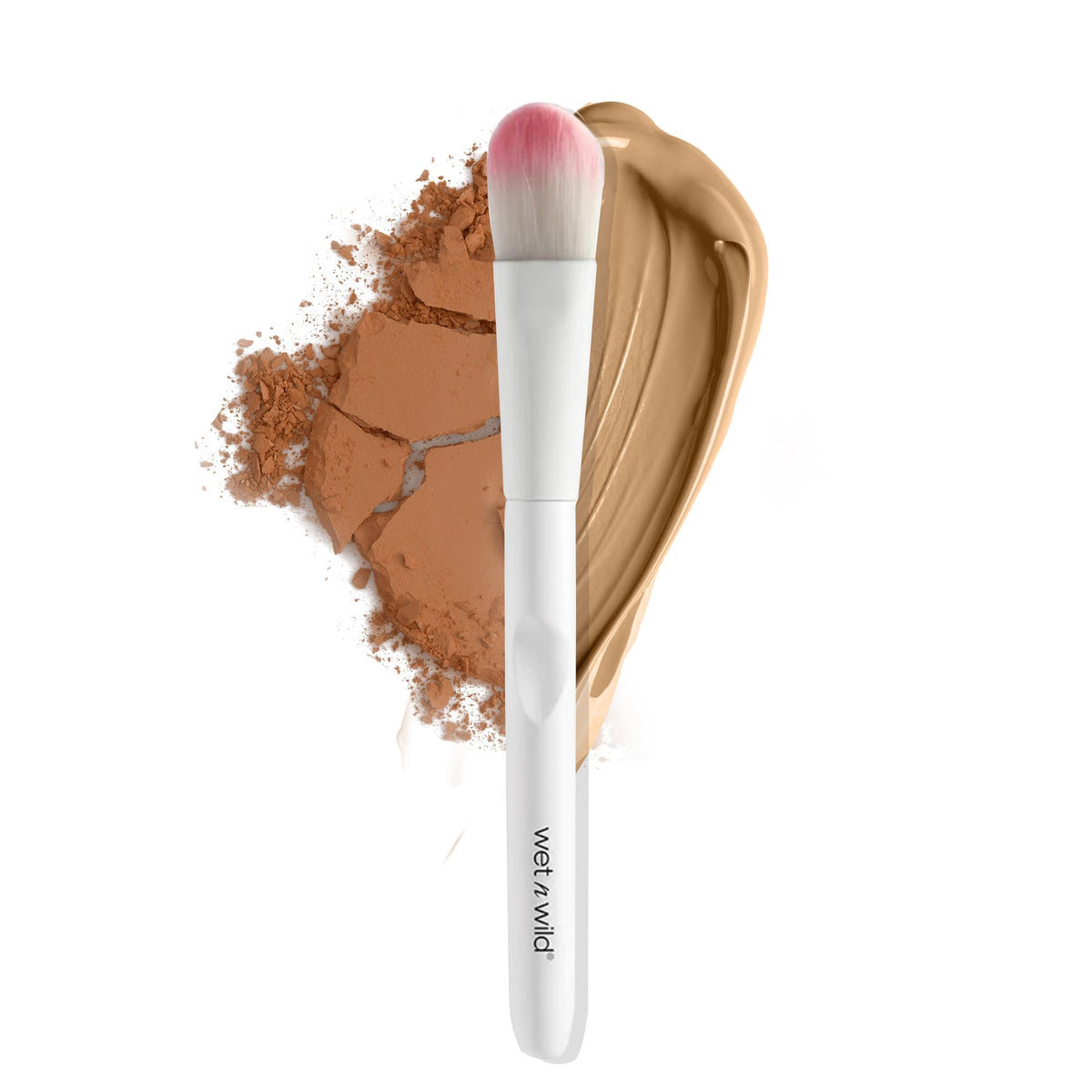 wet n wild Powder Brush, Ultra-Plush Synthetic Bristles for Flawless Application, Soft Touch, Ergonomic Handle for Comfortable Precision Control