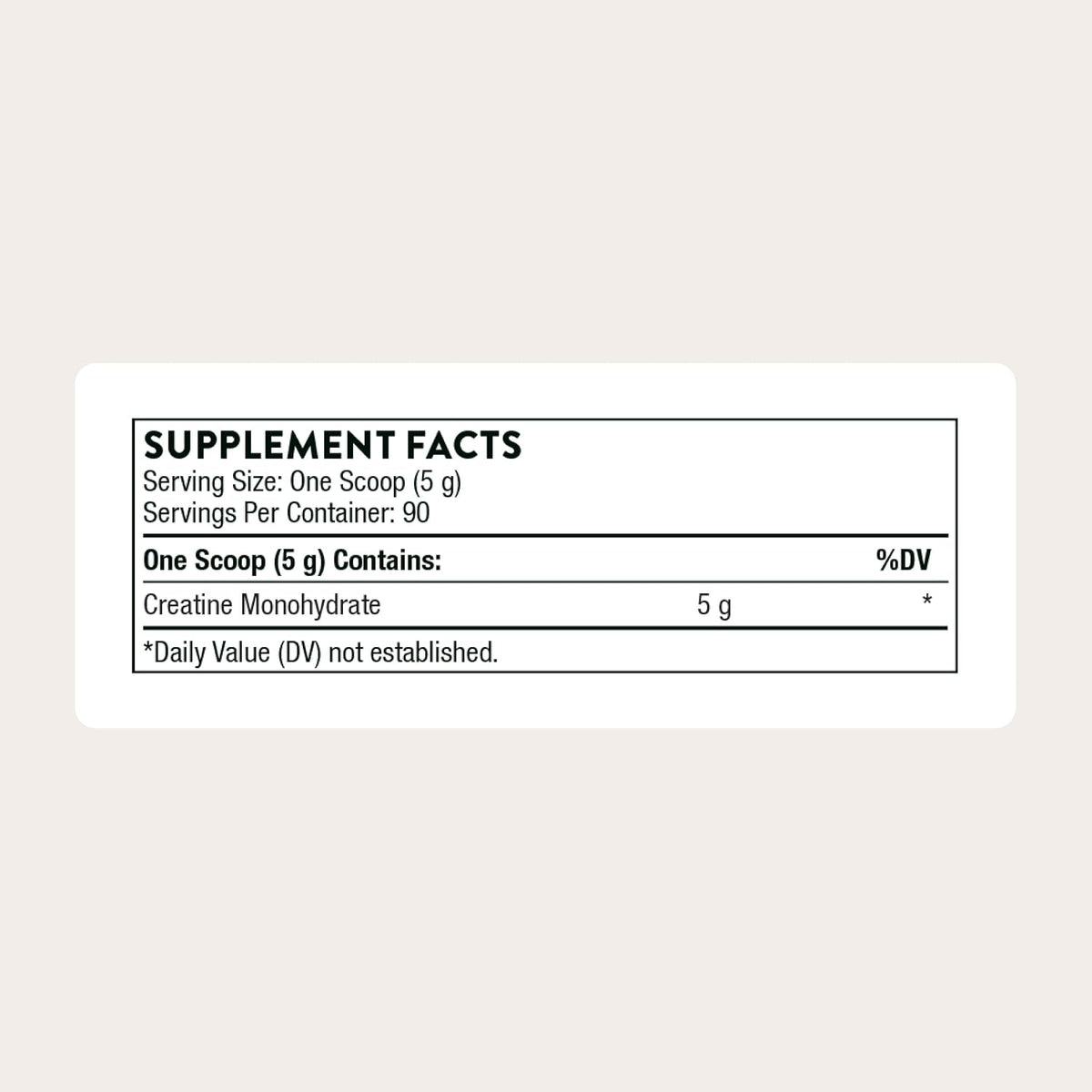 THORNE Creatine - Micronized Creatine Monohydrate Powder - Support for Muscles & Cognitive Function* - for Women & Men - Unflavored - NSF Certified for Sport - 5 g per Serving - 90 Servings