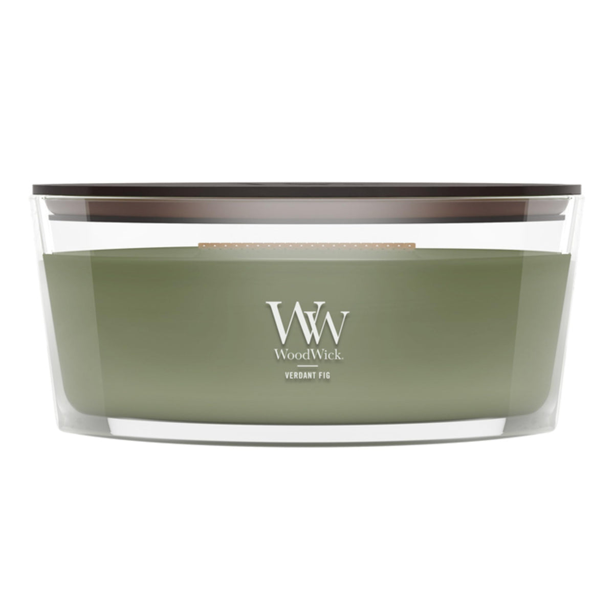 WoodWick Fireside Holiday Candle Gifts for Women and Men, 9.7 oz Medium Hourglass Candle with Crackling Wick