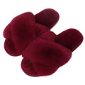 Evshine Memory Foam Fuzzy House Slippers for Women