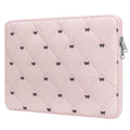 14 Inch Lightweight Bow Puffy Laptop Sleeve Case Laptop Bag for Girl