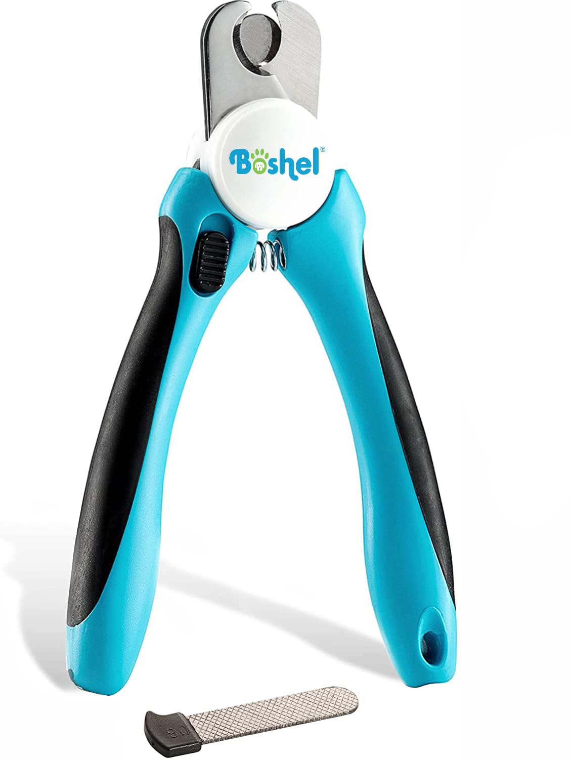 Boshel LED Large Dog Nail Clippers with Quick Sensor, Light, and Safety Guard, Pet's Sharp Toenail Cutter and File