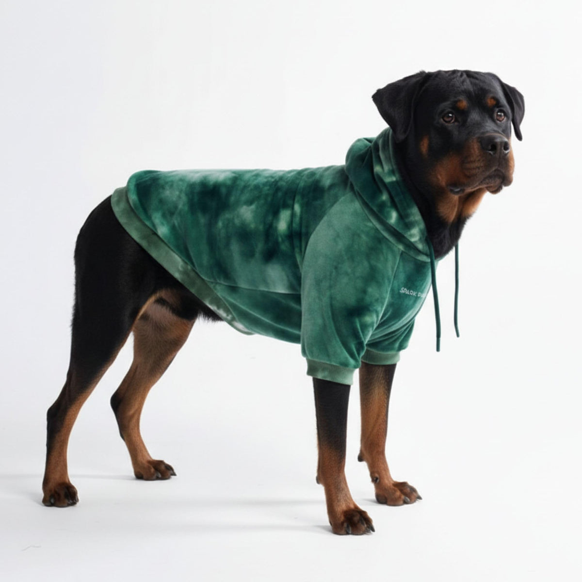 Spark Paws Dog Hoodie – Premium Dog Sweater for Small, Medium, and Large Dogs | Warm Outfits for French Bulldogs, Pitbull, Puppy, Winter Jacket Alternative - Alpine - L