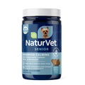 NaturVet Quiet Moments Calming Dog Supplement, Dog Soft Chews with Melatonin to Help Reduce Stress from Storms, the Vet, Fireworks, and Travel, Bacon and Chicken Flavored Pet Supplement, 180 Count Jar