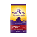 Wellness Complete Health Adult Dry Dog Food, Wholesome Grain Kibble, Natural, Chicken and Oatmeal Recipe, 30 lb Bag