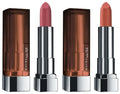 MAYBELLINE Color Sensational Matte Lipstick Bundle with Touch Of Spice and Nude Nuance, 1 Count Each
