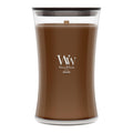 WoodWick Fireside Holiday Candle Gifts for Women and Men, 9.7 oz Medium Hourglass Candle with Crackling Wick