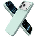 ORNARTO for iPhone 17 Pro Max Case, Liquid Silicone, Chalk Pink