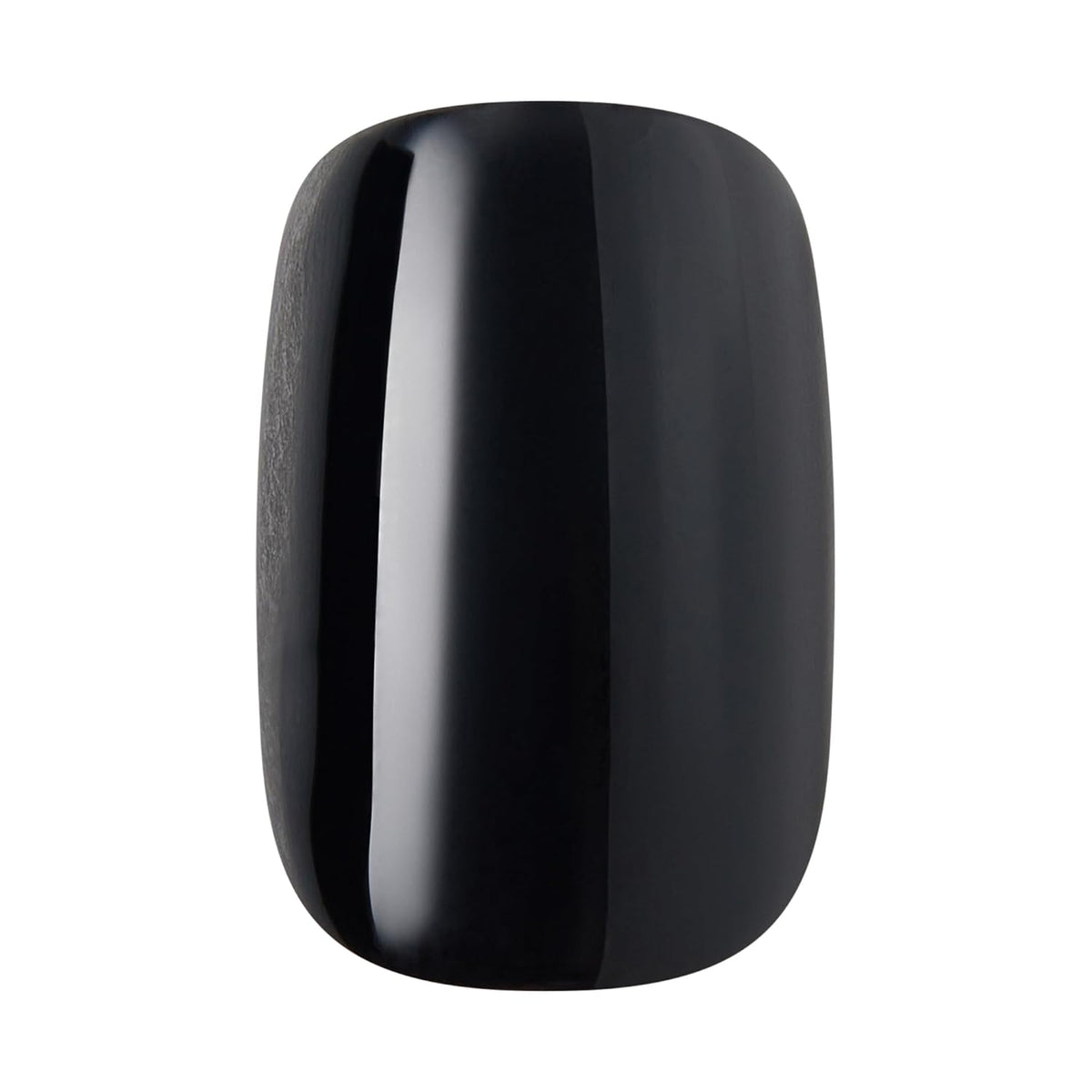Kiss Core, Press On Nails, Nail glue included, 'Photogenic', Black, Short Size, Squoval Shape, Includes 32 Nails, 2g Glue, 1 Manicure Stick, 1 Mini File